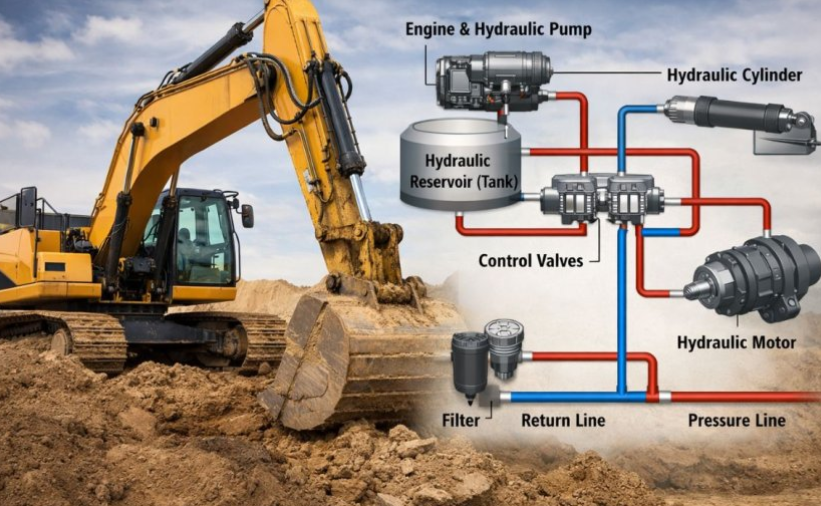 High-Pressure Hydraulic Valve & Pump Replacement for Mining Machinery Maintenance